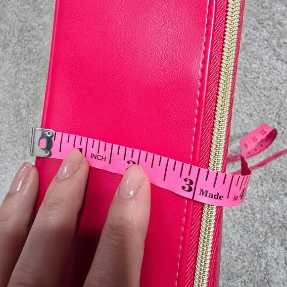 NWOT Lancome hot pink gift bag case cosmetic bag. - Picture 9 of 9